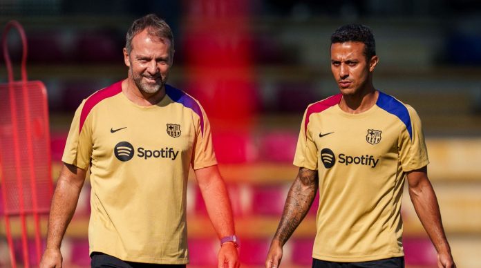 Hansi FLick dan Thiago Alcantara - Barcelona Hansi FLick dan Thiago Alcantara - Barcelona