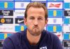 Harry Kane dalam konferensi pers timnas Inggris