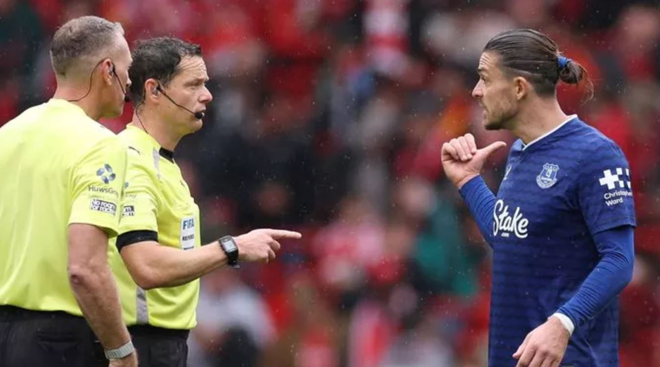 Jack Grealish saat laga Liverpool vs Everton