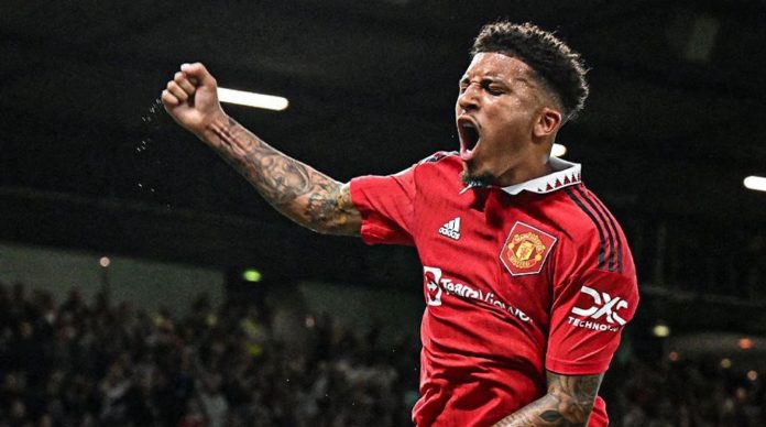 Jadon Sancho pemain Manchester United Jadon Sancho pemain Manchester United