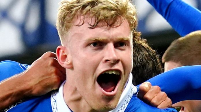Jarrad Branthwaite pemain Everton