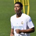 Jude Bellingham berlatih di sesi latihan Real Madrid