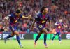 Jules Kounde di Laga Barcelona vs Real Sociedad