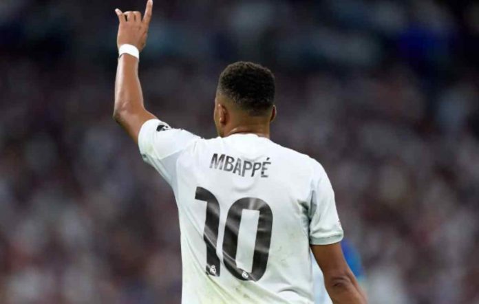 Kylian Mbappe dalam sebuah Laga yang Dilakoni Real Madrid