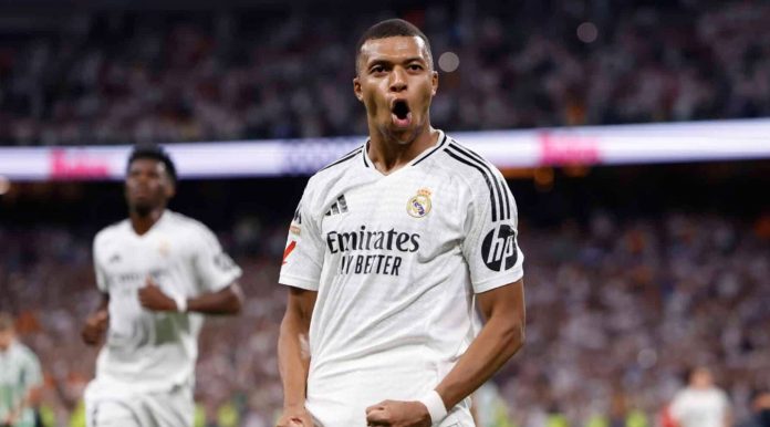 Kylian Mbappe pemain Real Madrid