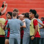 Latihan Bali United Jelang Bertanding di Semen Padang