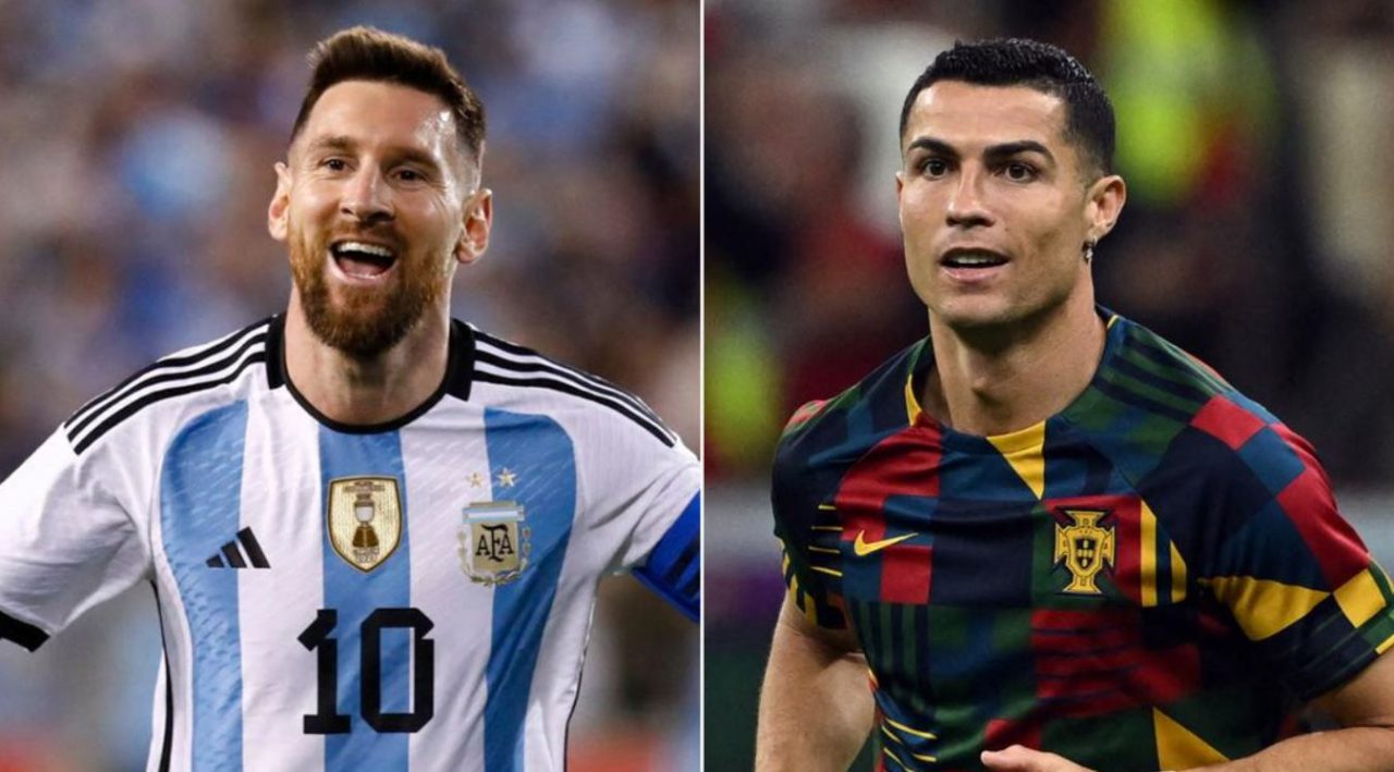 Lionel Messi dan Cristiano Ronaldo dua pemain terbaik dunia sepanjang masa