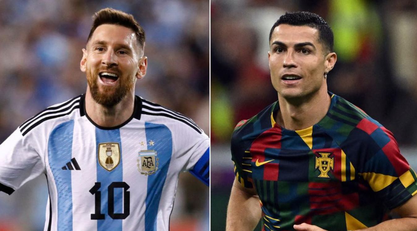 Lionel Messi dan Cristiano Ronaldo dua pemain terbaik dunia sepanjang masa