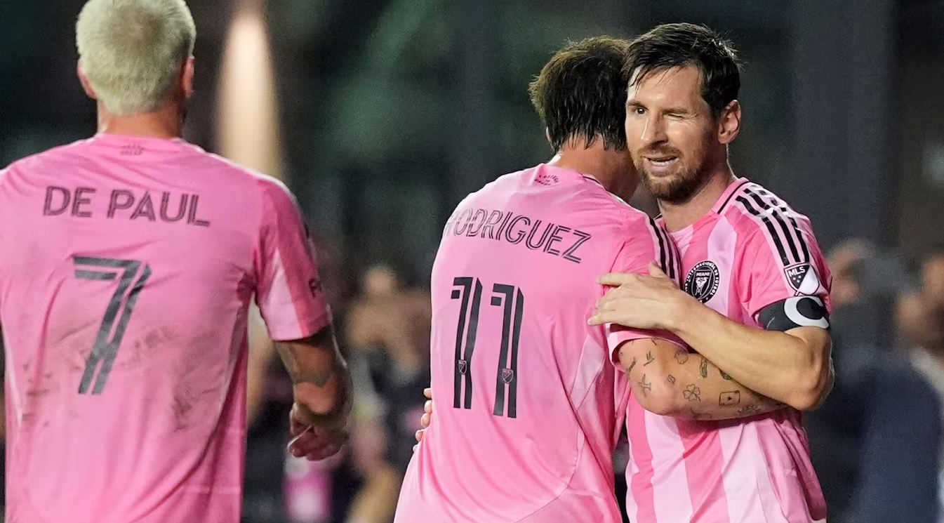 Lionel Messi di laga Inter Miami vs DC United Lionel Messi di laga Inter Miami vs DC United