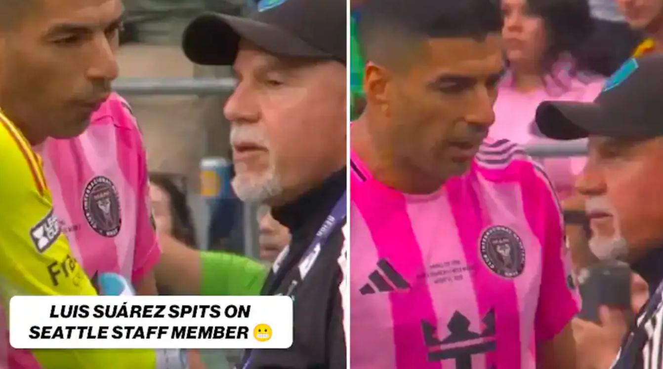 Luis Suarez ludahi staff Seattle Sounders