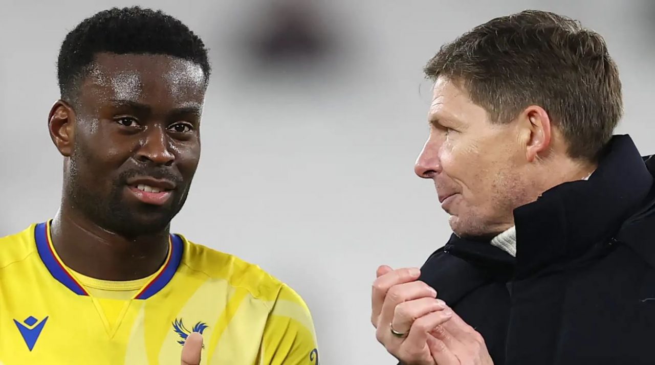Marc Guehi dan pelatih Crystal Palace Oliver Glasner