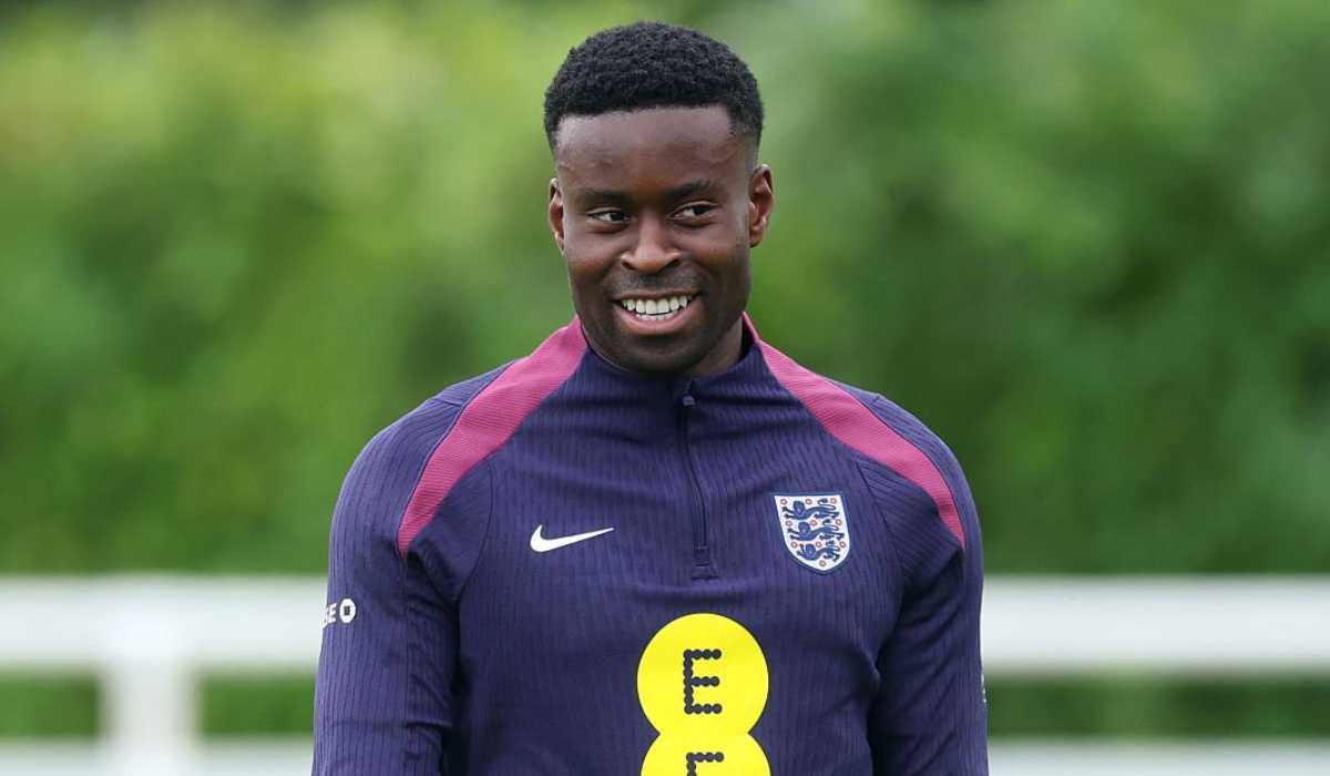 Marc Guehi di sesi latihan timnas Inggris