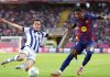Marcus Rashford dalam sebuah aksinya di Skuad Barcelona