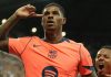 Marcus Rashford pemain bintang Barcelona