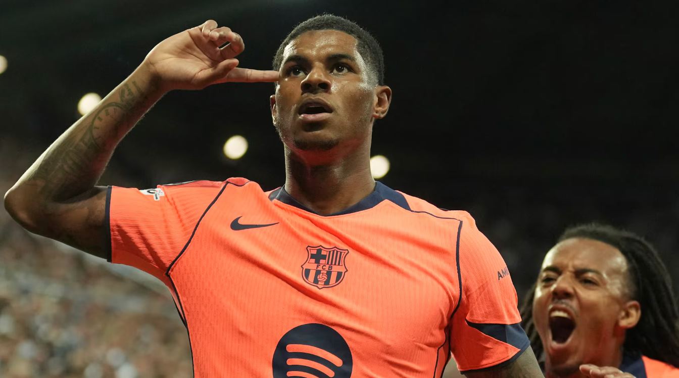 Marcus Rashford pemain bintang Barcelona Marcus Rashford pemain bintang Barcelona