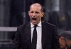 Massimiliano Allegri berteriak di laga AC Milan vs Napoli