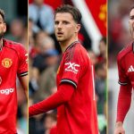 Matheus Cunha, Mason Mount, Diogo Dalot pemain Manchester United