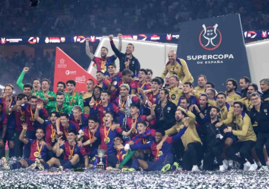 Momen Ketika Barcelona Juara Piala Super Spanyol 2025