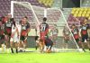 Para Pemain Persijap Jepara dalam Sesi Latihan di Stadion Manahan Solo
