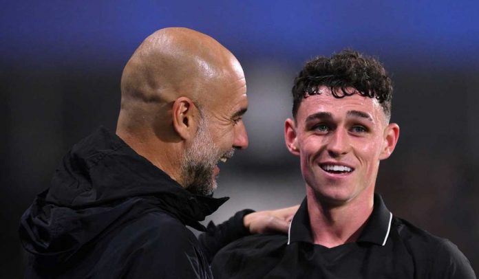 Pep Guardiola puas dengan performa Phil Foden