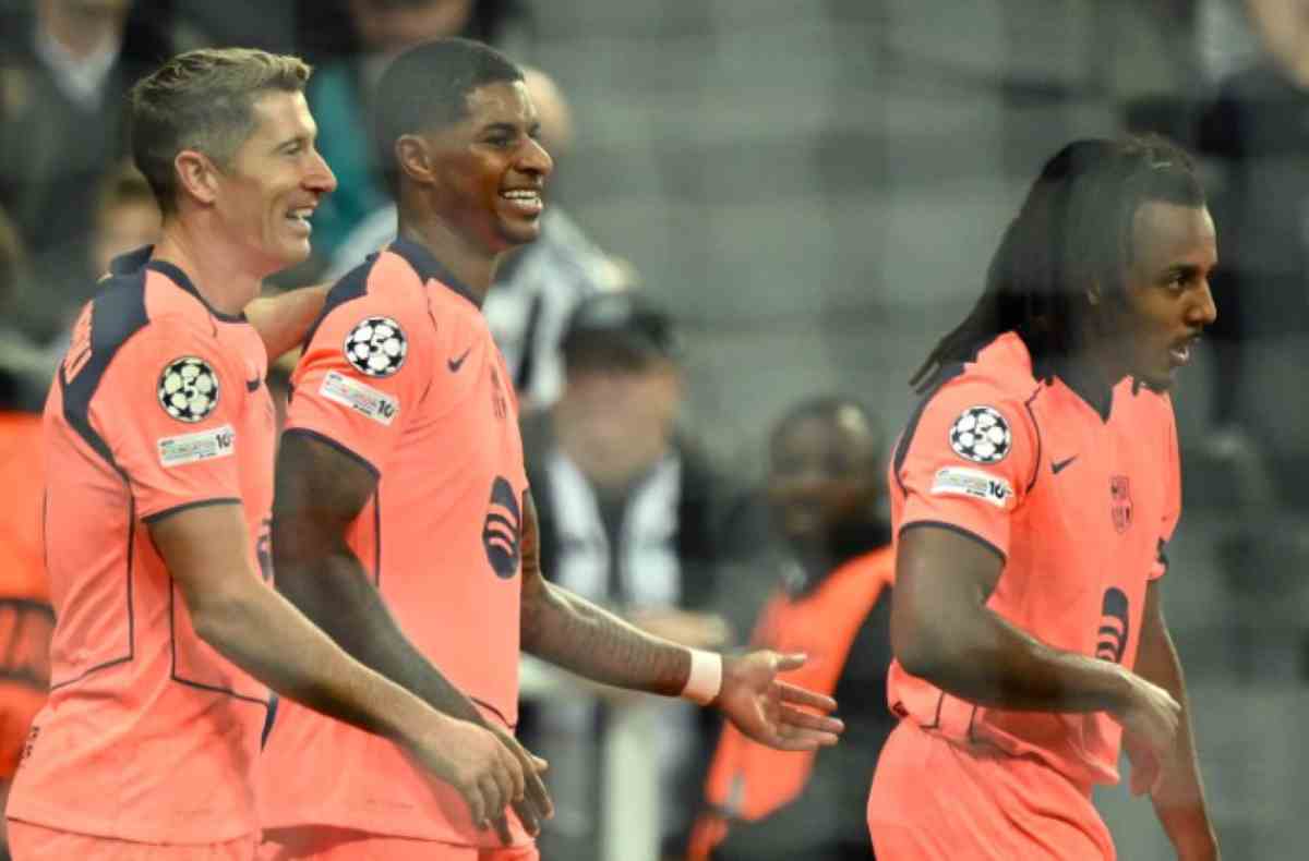 Rashford Usai Mencetak Gol untuk Barca di kandang Newcastle Rashford Usai Mencetak Gol untuk Barca di kandang Newcastle