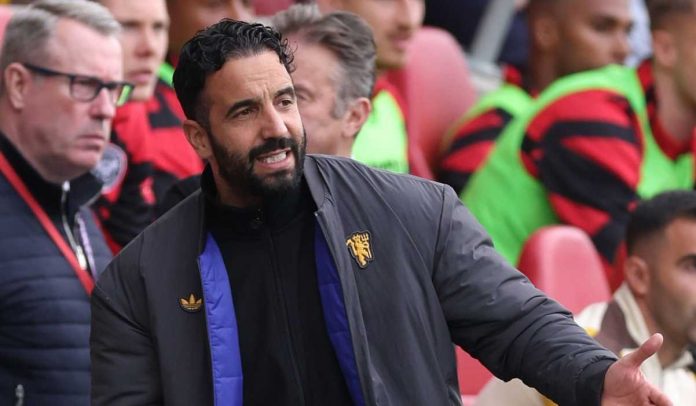 Ruben Amorim di laga Brentford vs Manchester United