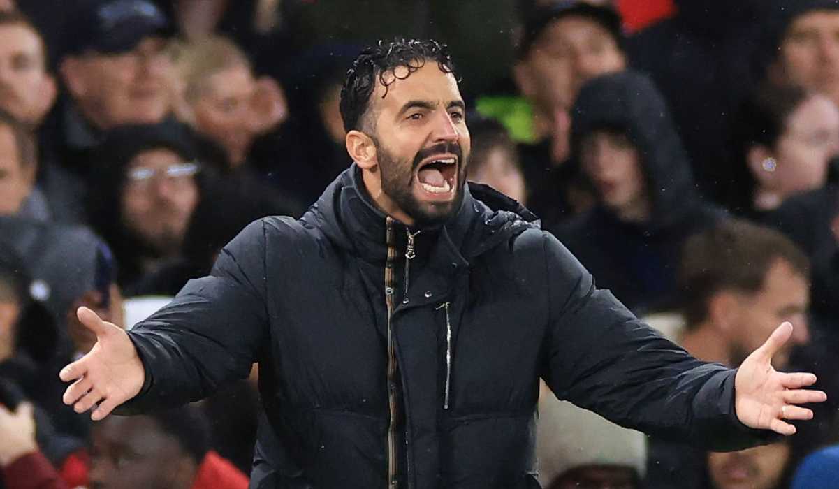 Ruben Amorim di laga Manchester United vs Chelsea Ruben Amorim di laga Manchester United vs Chelsea