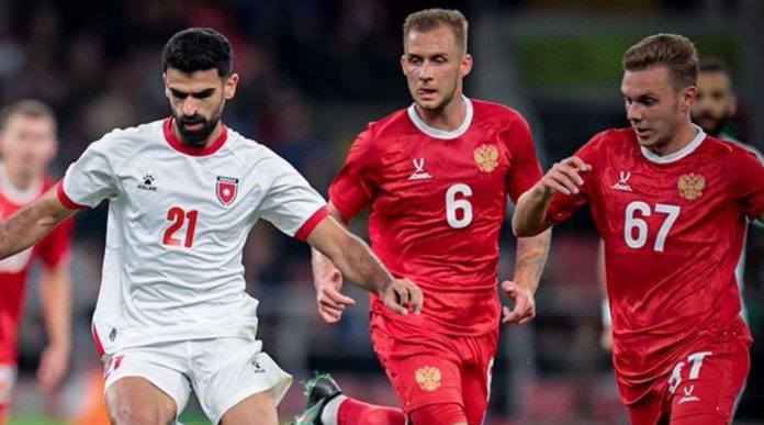 Rusia vs Yordania di laga uji coba Rusia vs Yordania di laga uji coba