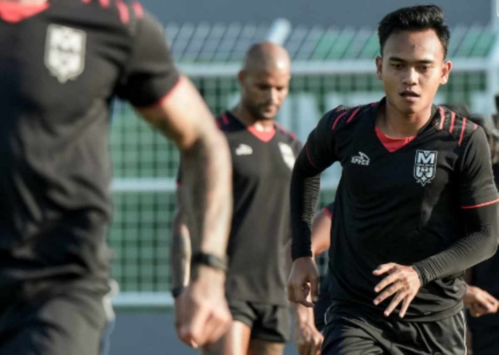 Sesi Latihan Malut United Jelang Laga di Kandang Bhayangkara FC