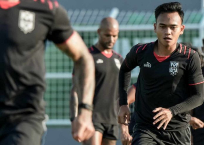 Sesi Latihan Malut United Jelang Laga di Kandang Bhayangkara FC