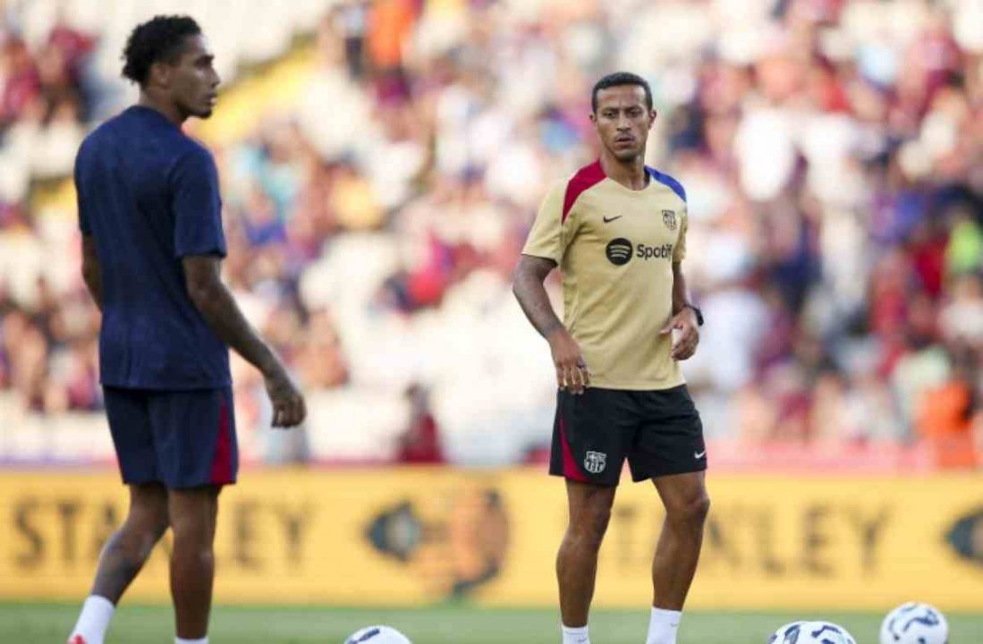 Thiago Alcantara dalam Sebuah Sesi Latihan Barcelona