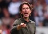 Thomas Frank memberi instruksi ke pemain Tottenham di laga kontra Bournemouth