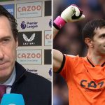 Unai Emery dan Emiliano Martinez - Aston Villa