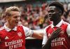 Update cedera pemain Arsenal - Martin Odegaard dan Bukayo Saka