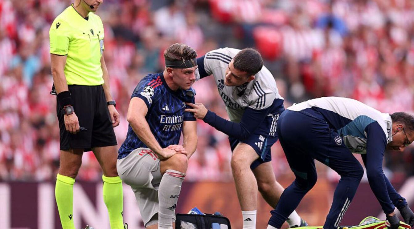 Viktor Gyokerea pemain Arsenal cedera kepala