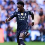 Vinicius Junior dalam sebuah aksinya untuk Real Madrid