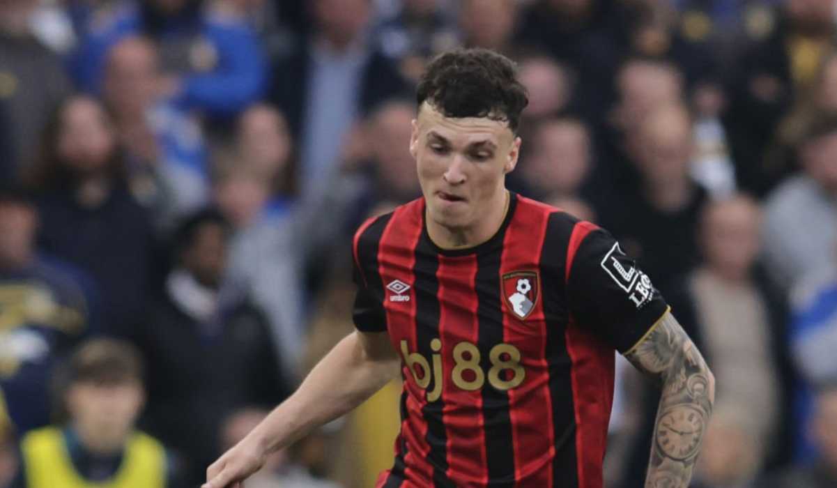 Aksi Alex Jimenez di laga Leeds vs Bournemouth Aksi Alex Jimenez di laga Leeds vs Bournemouth