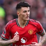 Aksi Benjamin Sesko di laga Manchester United vs Sunderland