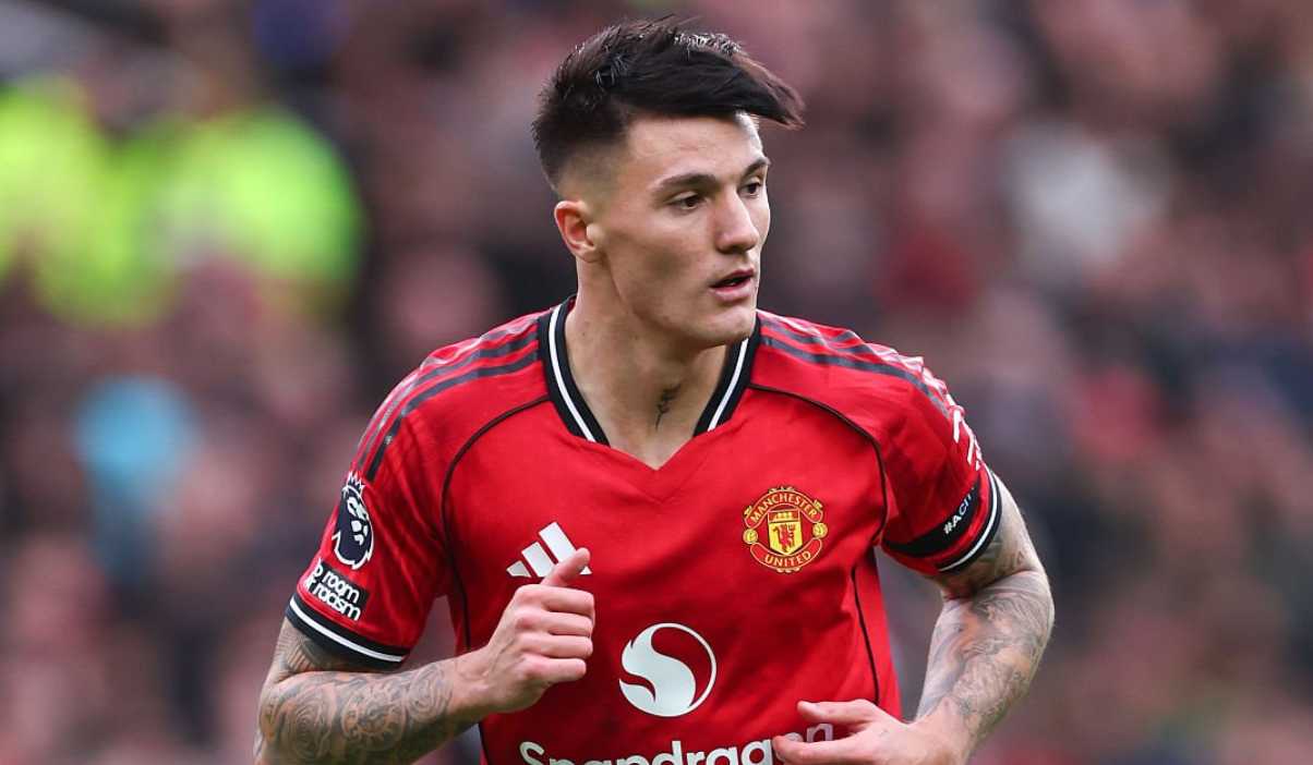 Aksi Benjamin Sesko di laga Manchester United vs Sunderland Aksi Benjamin Sesko di laga Manchester United vs Sunderland