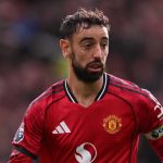 Aksi Bruno Fernandes di laga Manchester United vs Sunderland