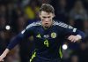 Aksi Scott McTominay di laga Skotlandia melawan Belarus