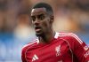 Alexander Isak di laga Chelsea vs Liverpool
