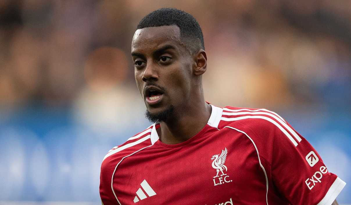 Alexander Isak di laga Chelsea vs Liverpool