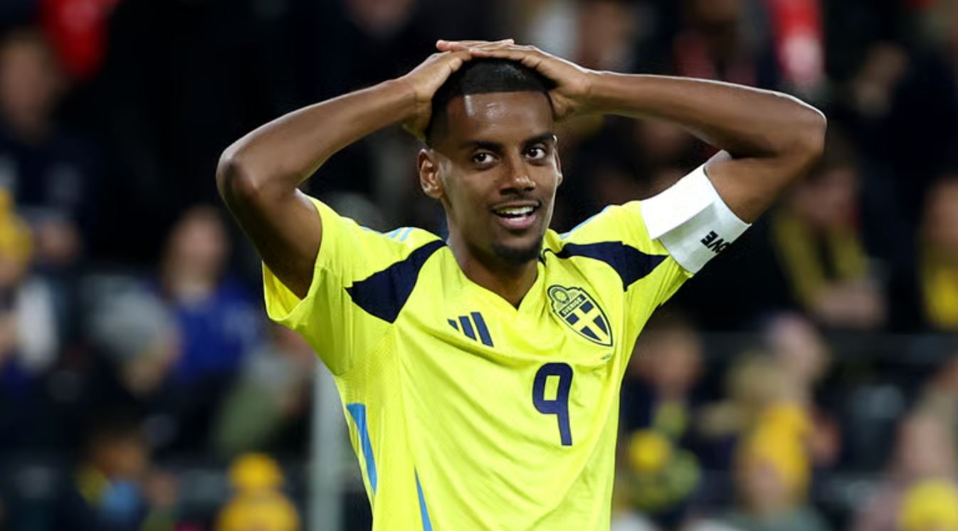 Alexander Isak pemain Timnas Swedia dan Liverpool