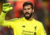 Alisson Becker kiper Liverpool