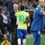 Ancelotti dan Vinicius Junior di Sebuah Laga Timnas Brasil