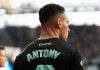 Antony dalam pertandingan di Real Betis