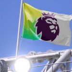 Bendera Premier League di dalam stadion