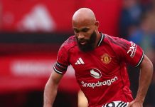 Bryan Mbeumo di laga Manchester United vs Sunderland