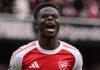 Bukayo Saka pemain Arsenal